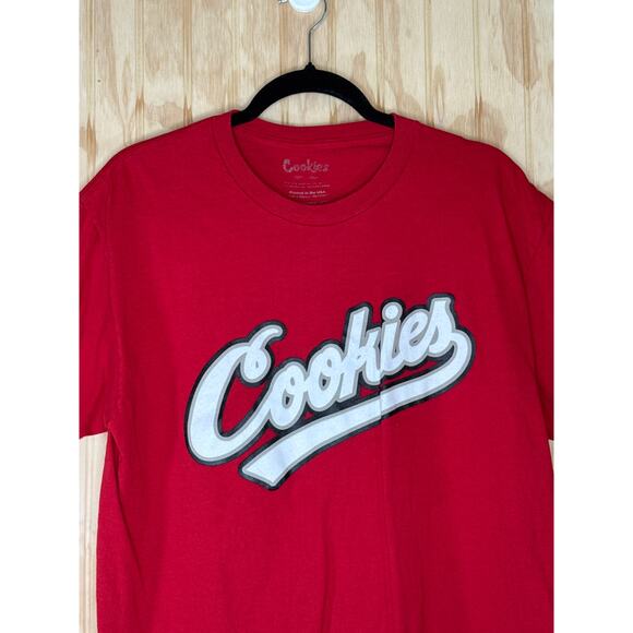 Cookies SF Red Graphic T-Shirt “Puttin in Work” Unisex Size Large Streetwear Y2K - Picture 4 of 9